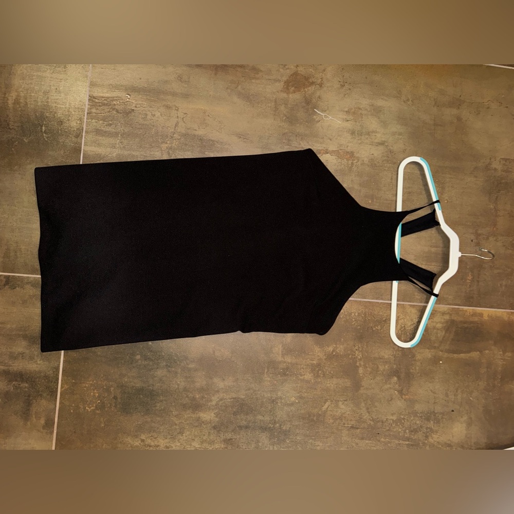 Silence + Noise Black Backless Dress